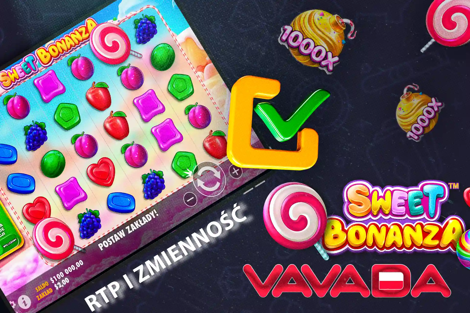 Wysoki RTP w Sweet Bonanza